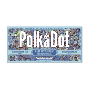 polka dot mushroom chocolate bars